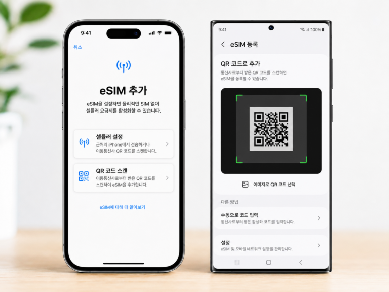 해외여행 eSIM 구매방법 및 출국 전 5분 설정 가이드